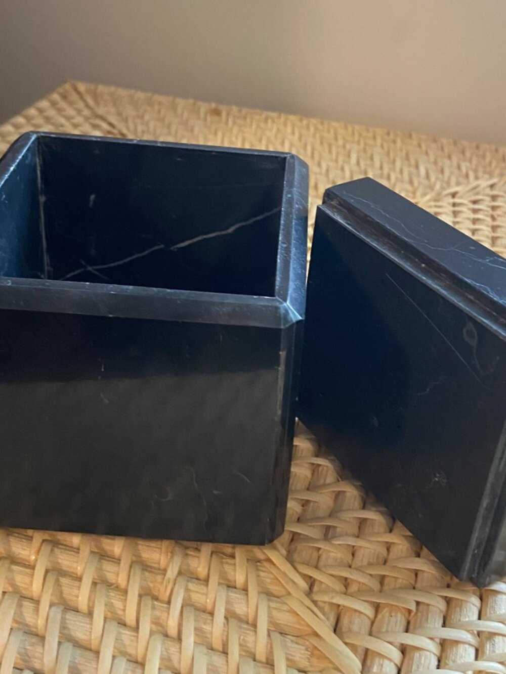 Waterworks Studio Stone Box with Lid